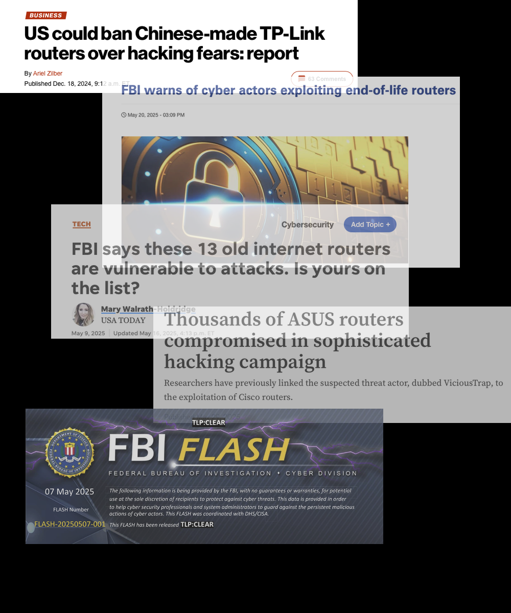 Router Security Threats and FBI Warnings